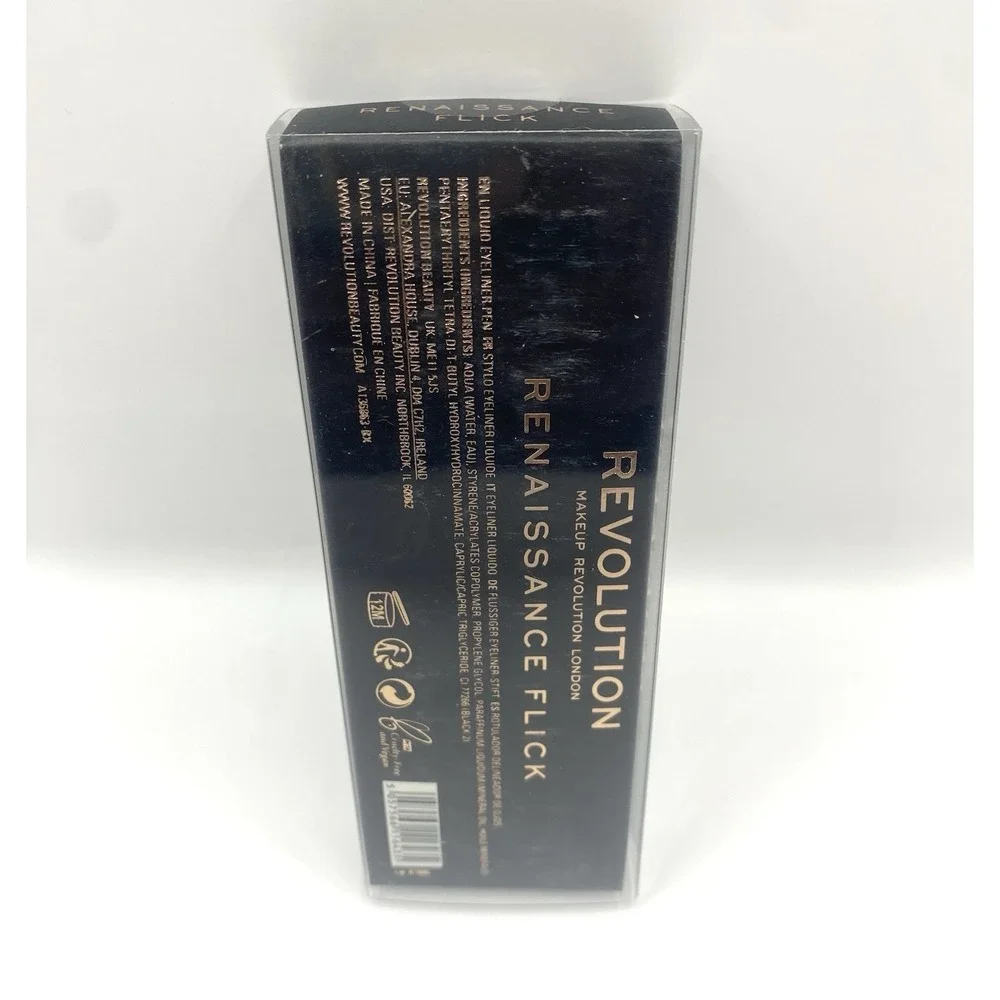 Revolution Renaissance Flick Black Felt Eyeliner Waterproof Intense Black
